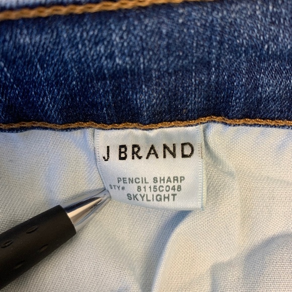J Brand Pencil Sharp Sky Light - Picture 6 of 8